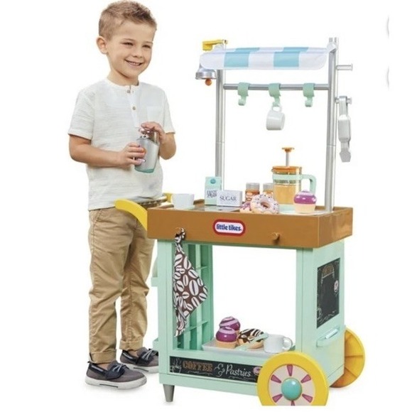 Little Tikes Other - RARE Little Tikes 2-in-1 Café Cart Barista Coffee Shop Playset Complete 25+ Pc H